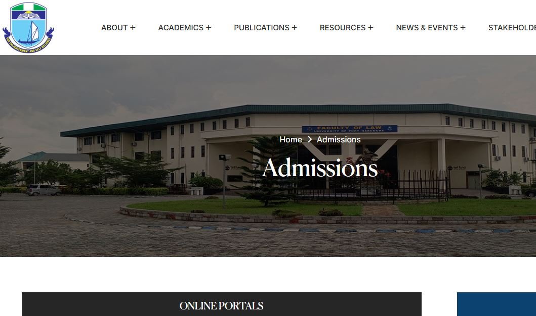 UNIPORT Post UTME Screening form 2026/2027, Step-by-Step Guide to UNIPORT Post UTME Registration